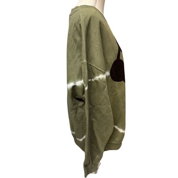 NWT Disney Tie Dye Green Sweatshirt - Picture 3 of 4
